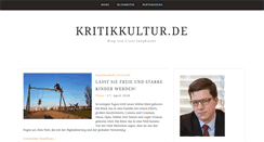 Desktop Screenshot of kritikkultur.de